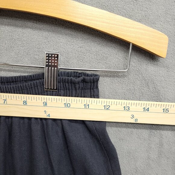 Thai Black Cotton Handwoven Embroidered Multi Color Women's Long Skirt SZ Small - Picture 9 of 13